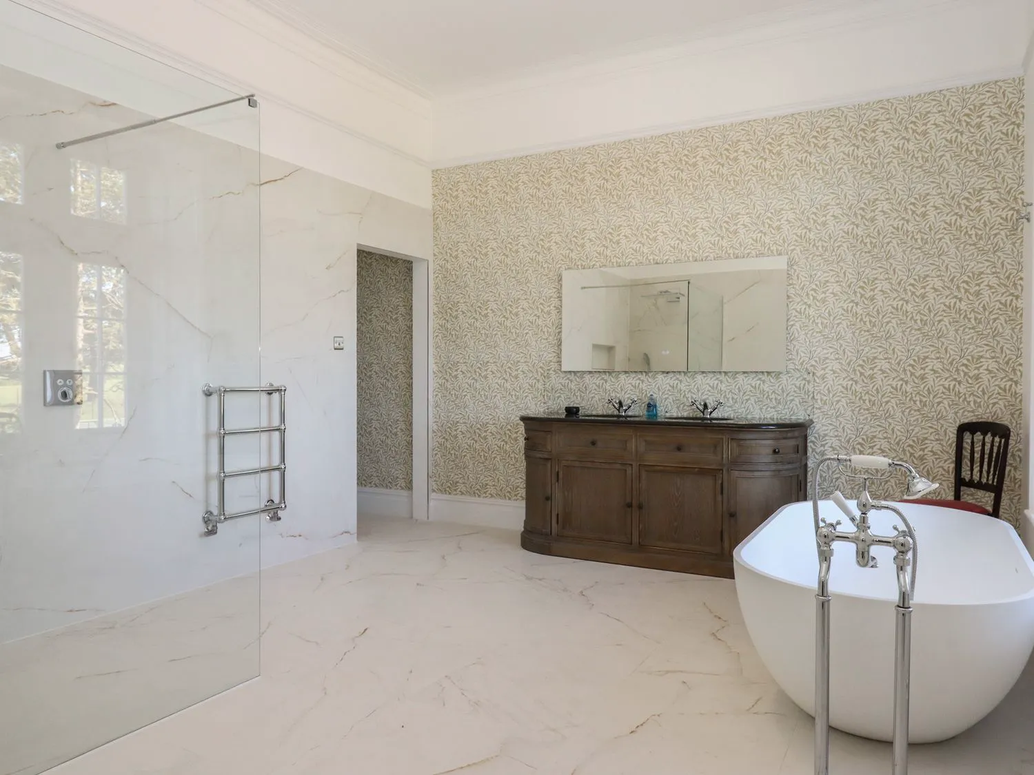 Spacious ensuite bathroom attached to master bedroom.