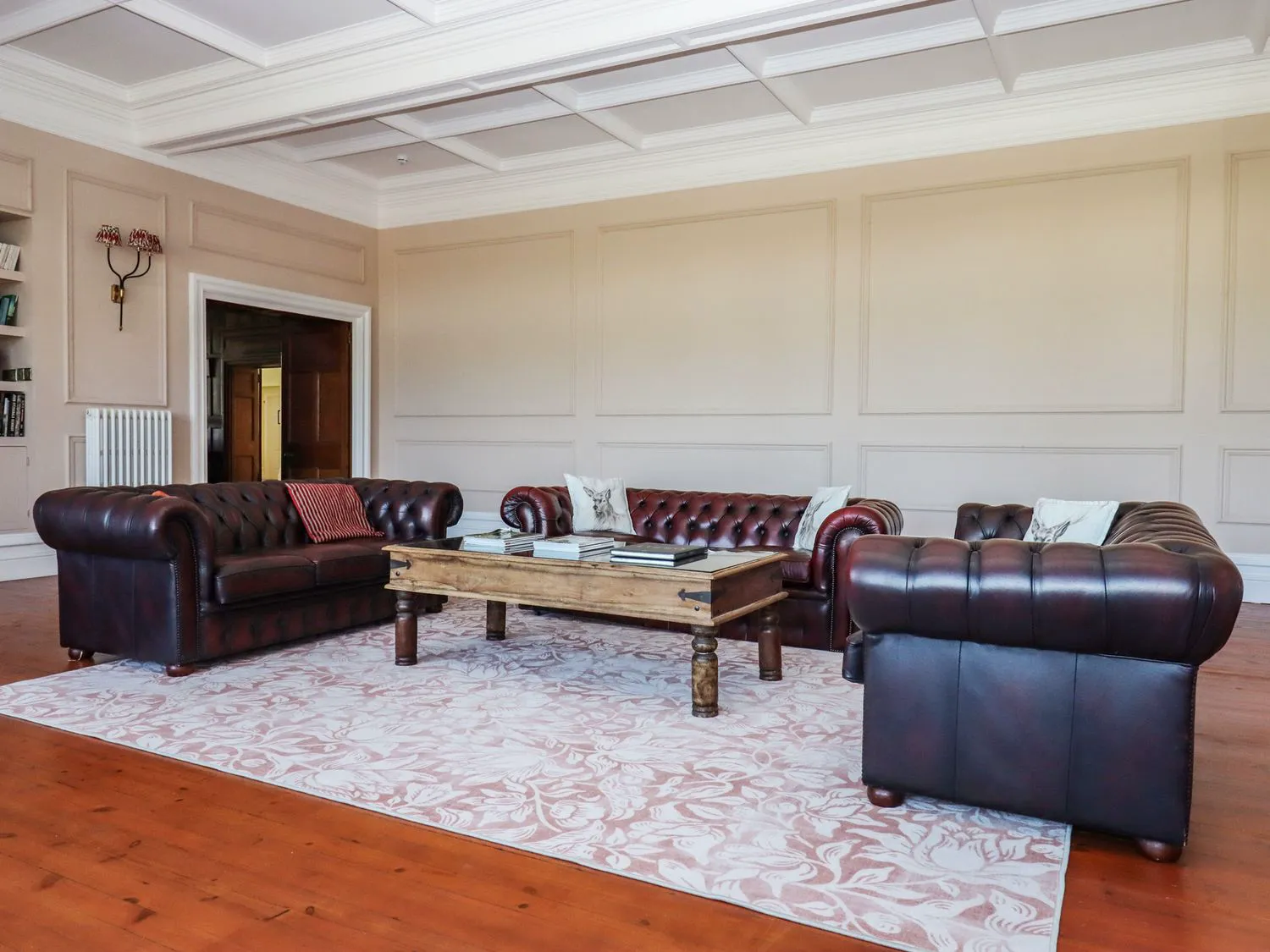 Primary ground floor lounge at Alston Hall.