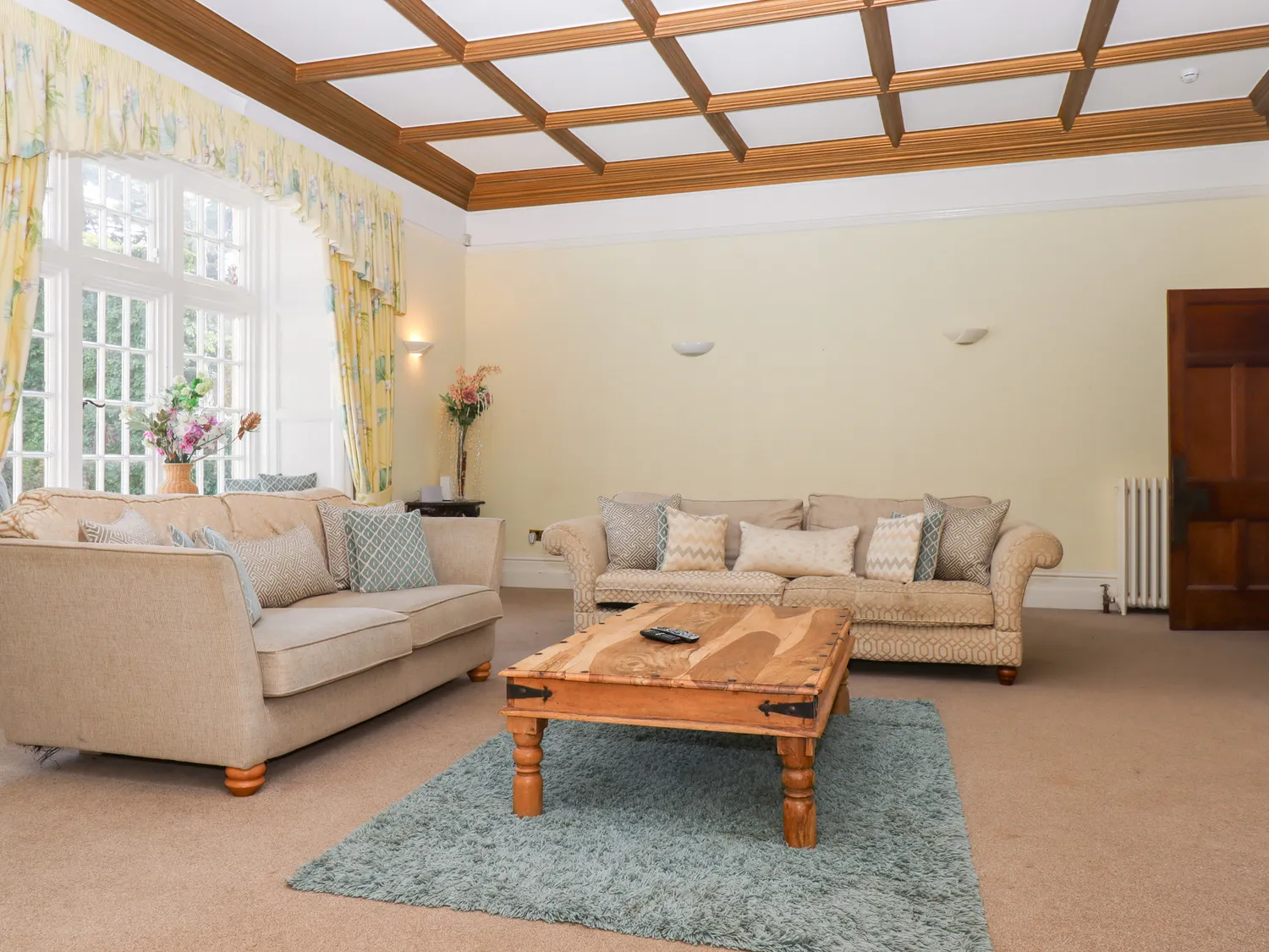 Ground floor sitting room at Alston Hall.